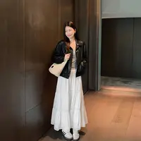 林关关【柔风白梨】佰搭温柔蕾丝拼接半身裙