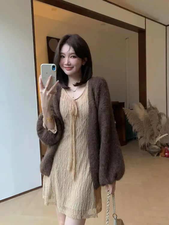 【芝士Cheese】纵横都市 秋季常规慵懒宽松时尚长袖百搭毛呢外套