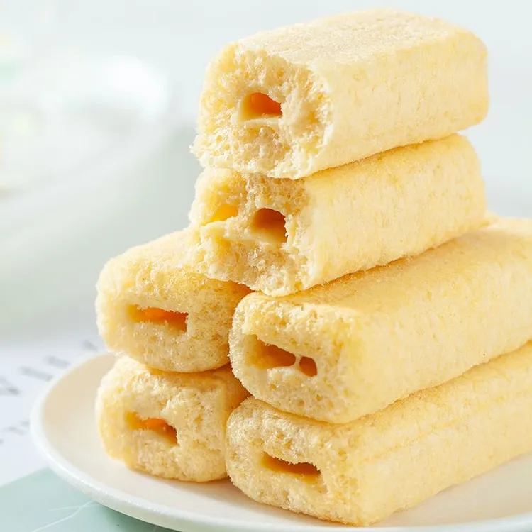 台湾风味米饼粗粮夹心米果非油炸米果卷开袋即食独立包装怀旧零食