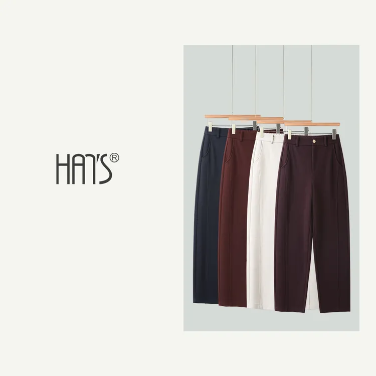 【爆款推荐】25年冬季绵羊毛显瘦休闲裤266003高级感气质百搭