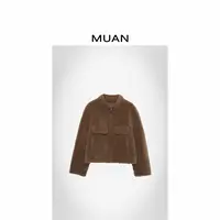木岸MUAN:《小垦丁外套》定制中古800克100羊毛老钱外套D-YJ2-A2502
