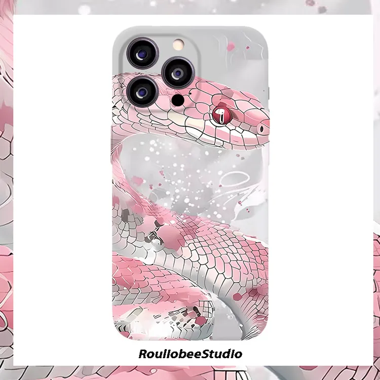 寓意有蛇有得适用苹果17/16promax菲林手机壳华为vivo小米15oppo