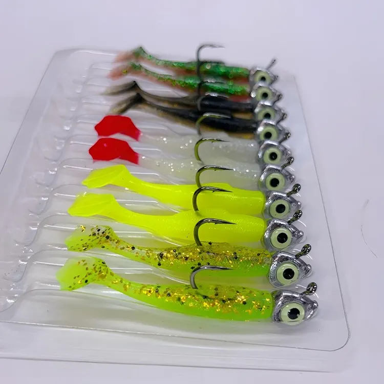 新款夜眼增强钩条根钓铅头钩适合路亚钓鳜鱼翘嘴鲈鱼等多种鱼类