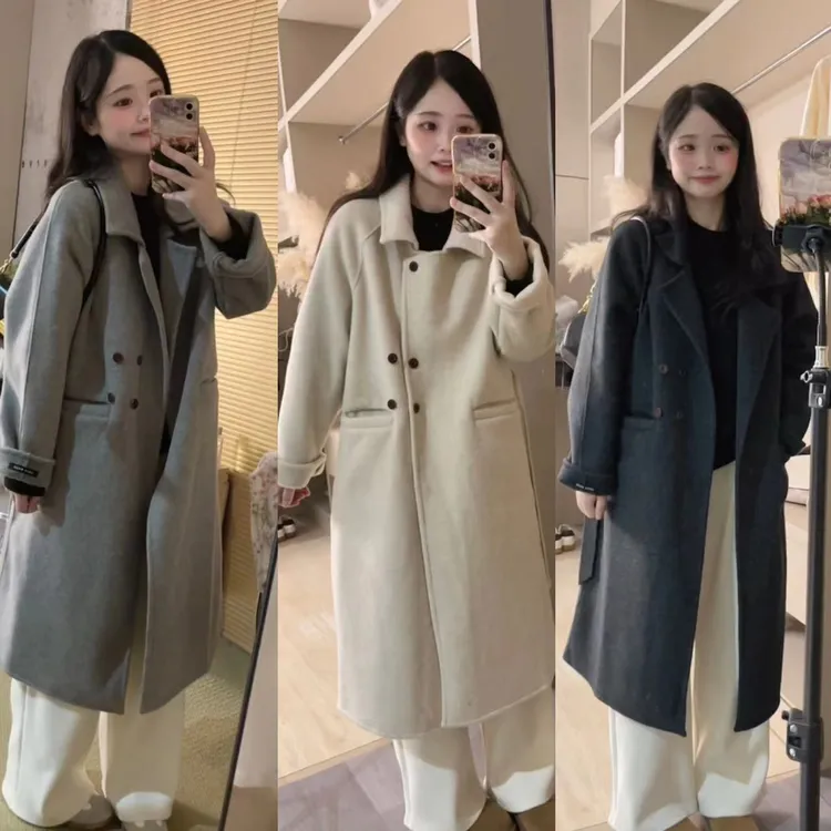 小个子冬季韩系大衣5230