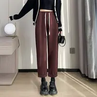 【DK521]2025年秋季新款休闲时尚百搭高腰宽松小脚休闲裤