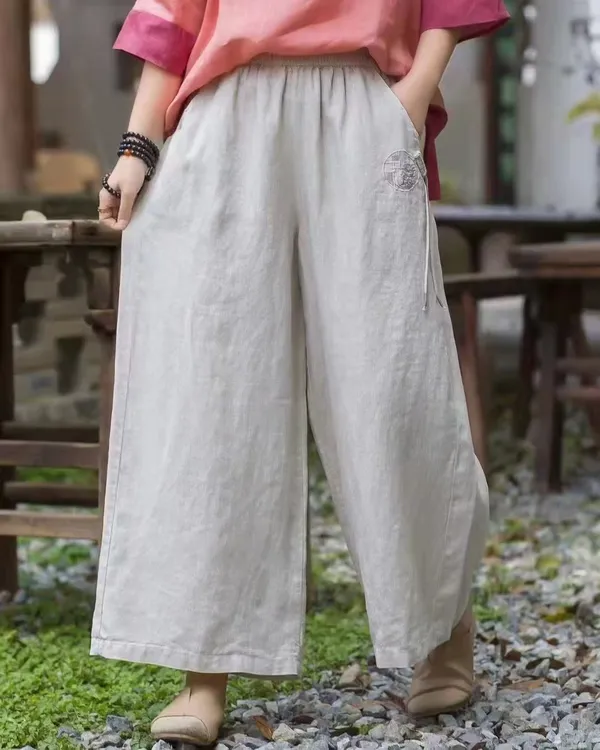 高货亚麻裤子链接