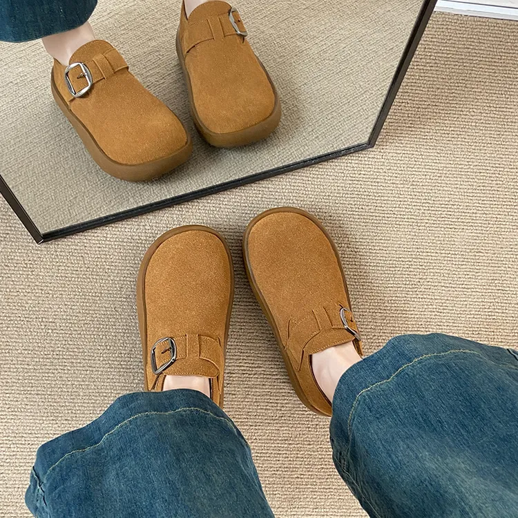 厚底勃肯鞋女款2025新款爆款春季网红款百搭单鞋轻便防滑休闲鞋女