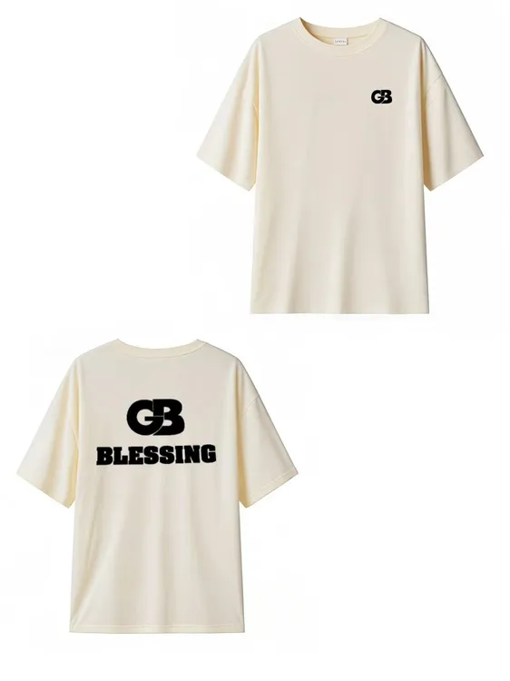 夏季新款潮牌GB字母印花短袖183