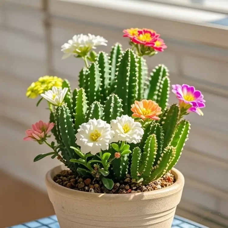 耐寒浓香四季开花好养懒人盆栽阳台花卉万重山花土培仙人球盆栽阳