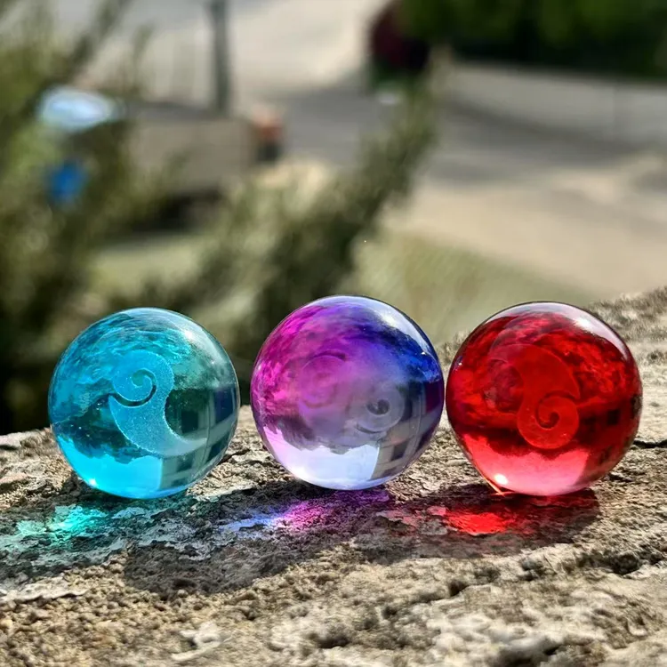 哪吒2魔童闹海周边手办模型灵珠魔丸水晶球混元珠摆件 敖丙 