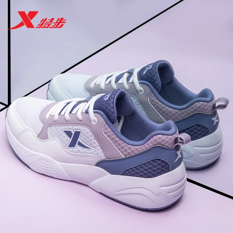 特步女鞋官方正品运动鞋网面透气跑步鞋休闲百搭鞋软底跑鞋训练鞋