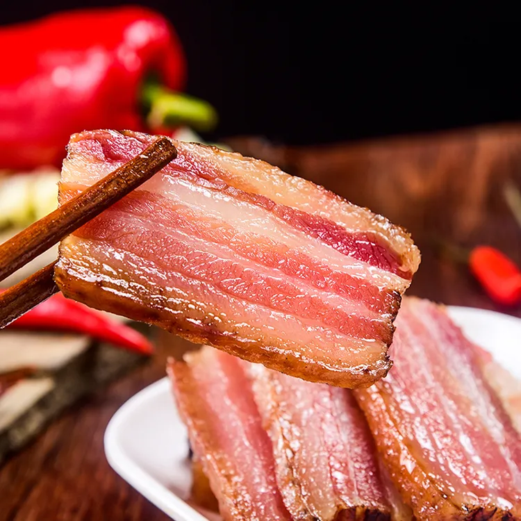 晓姚妈妈菜恩施腊肉简装腊五花肉500g正宗烟熏风味