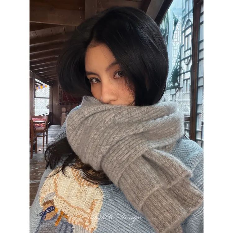 RRB Design山羊绒羊毛舒适保暖一件过寒冬百搭围巾