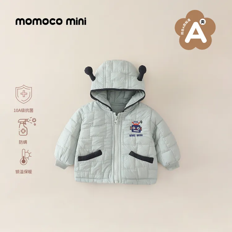 MOMOCOmini冬季婴童可爱机器人卡通棉服外套87910101009