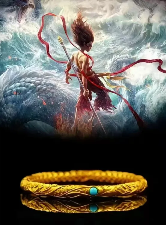 925银戒指 纯银925哪吒乾坤圈闭口情侣戒指高级对戒男女素款时尚