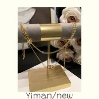 铜合金项链 金色双层小星星项链MZ3967 MAN 02