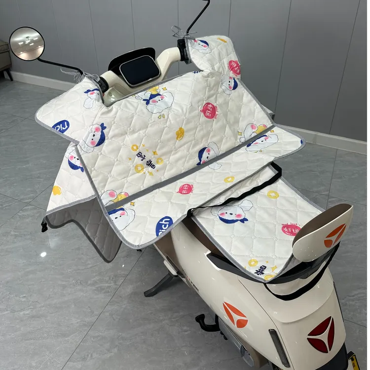 2025新款踏板小型电动车电瓶车挡风被夏季防风防晒防水遮阳薄款