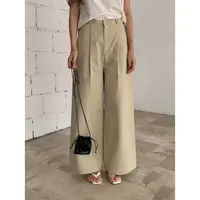 C/0207 韩系时髦百搭休闲高腰显瘦休闲裤（S裤长102左右）9-23