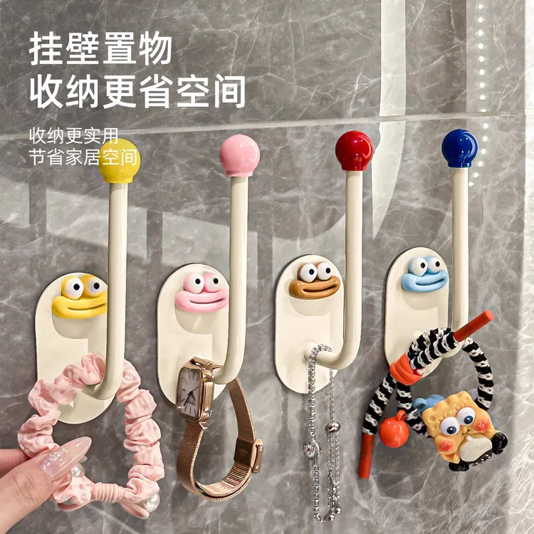 发圈发箍收纳架卫生间发饰发夹皮筋头绳挂钩发绳首饰品收纳神器