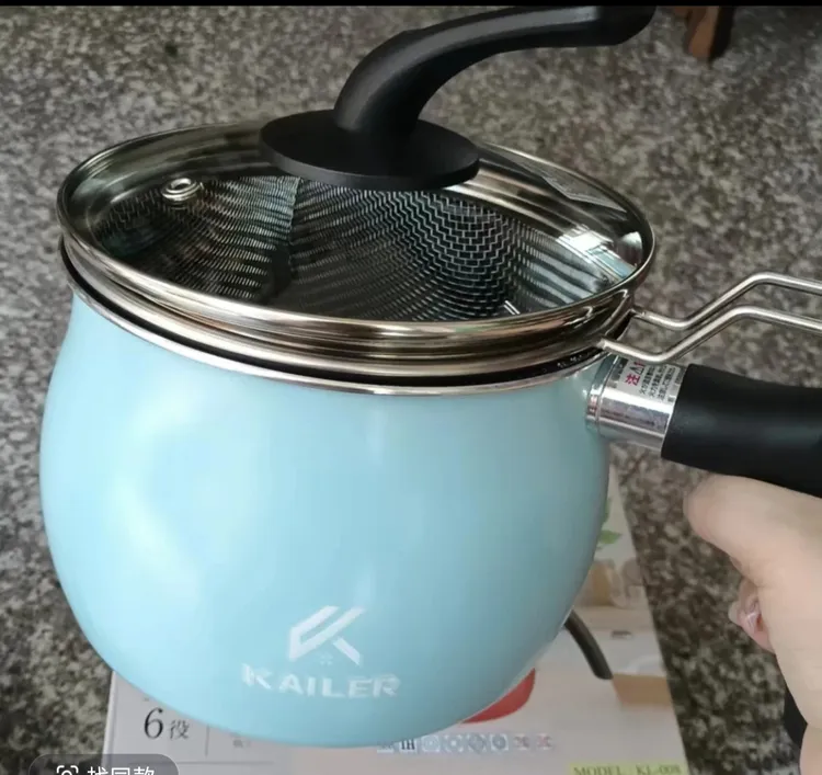 15cm口径2.5L一锅多用大金图层滤网奶锅汤锅油炸锅