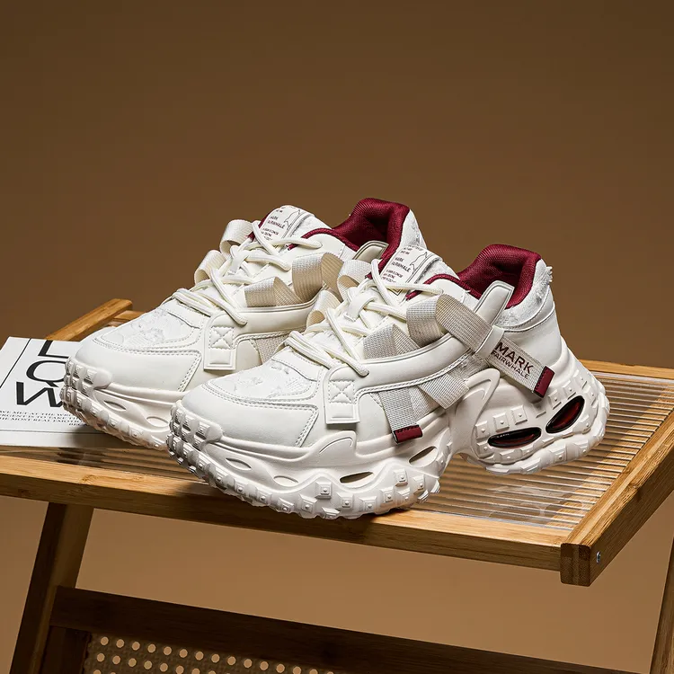 马克华菲男鞋2025秋季新款厚底增高男老爹鞋鞋潮牌时尚休闲运动鞋商品图