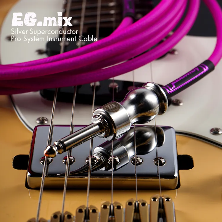 samgool+吉他连接线降噪演出森谷乐器电箱琴单块效果器音频响银链