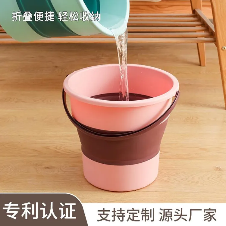 桶学生宿舍用便携式可折叠收缩多功能塑料加厚住校生洗衣水桶家用