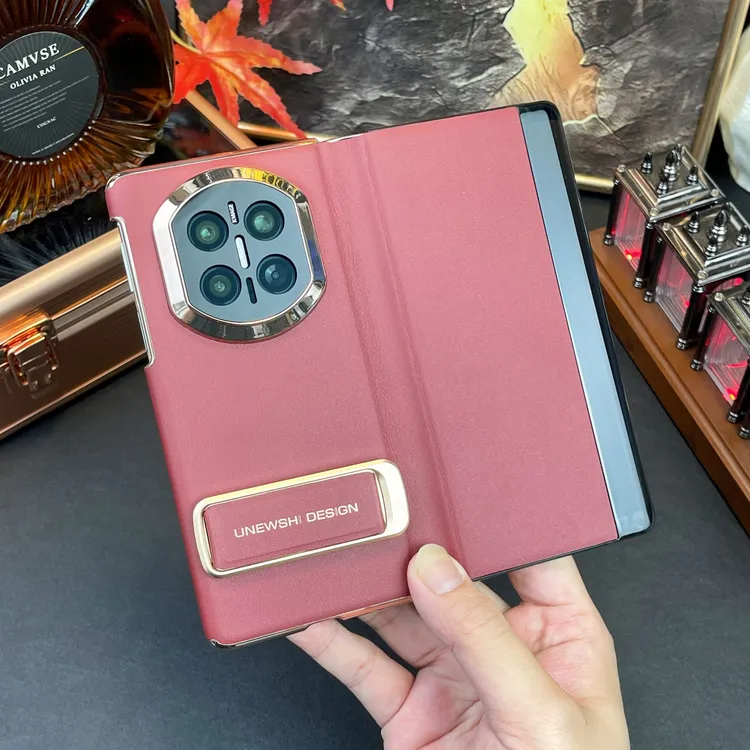 适用华为MateX7手机壳新款X5/X6秒变真皮翻盖保护套全包防摔商务3