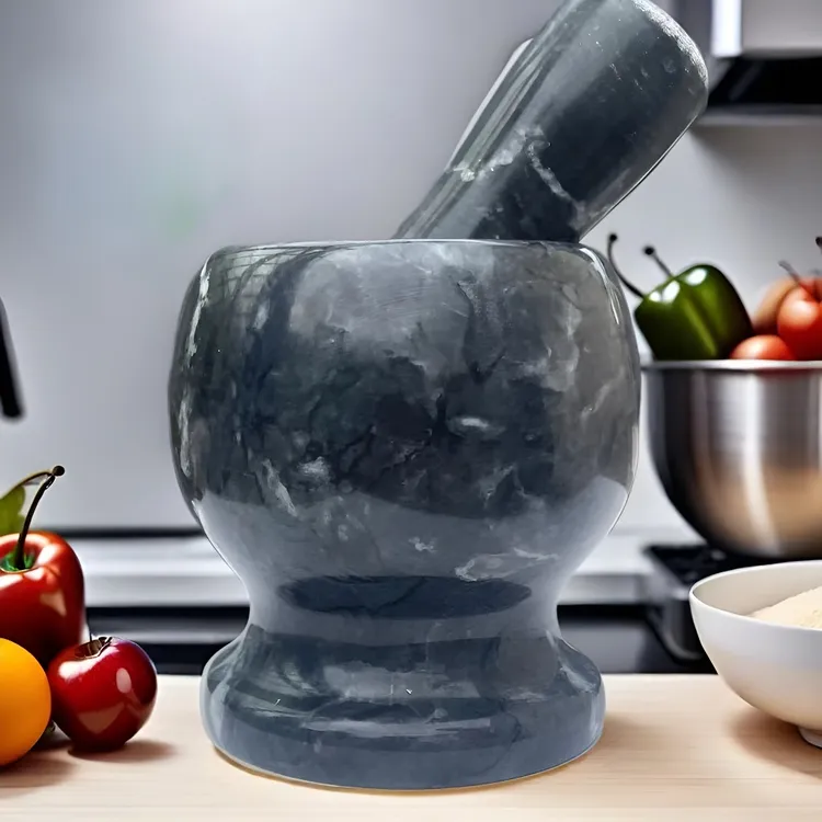 小.米有品老式捣蒜器石臼家用蒜泥器蒜蓉压蒜器蒜臼子擂钵【A67】