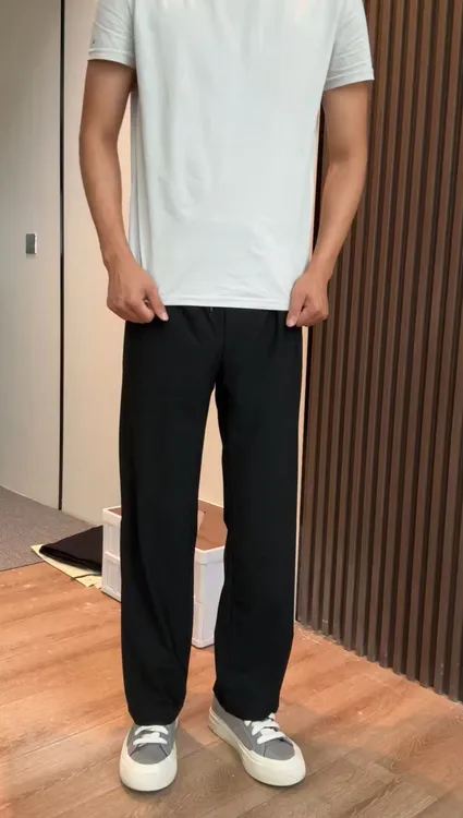 【Along】LULU轻薄训练裤休闲百搭夏季直筒冰丝通勤长裤