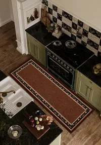 X304-6【40*160cm】硅藻泥地毯玄关门口入户玄关门垫厨房长条地垫