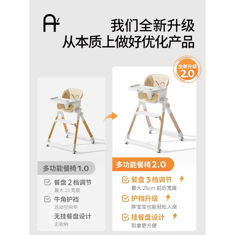 宝宝餐椅吃饭椅子多功能可折叠家用婴幼儿餐桌座椅2025新款防侧翻
