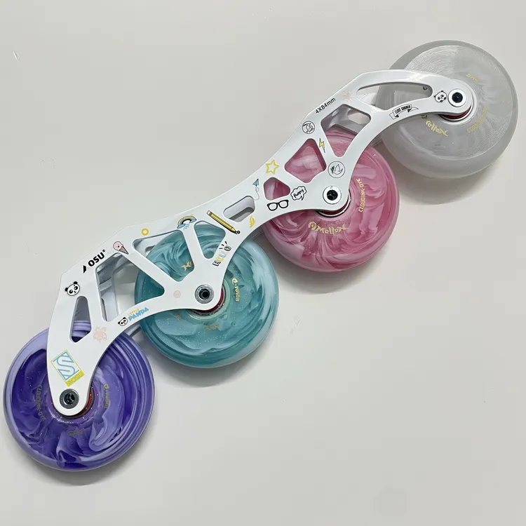新款轮滑鞋刀架84尺寸溜冰鞋成人轮滑鞋旱冰鞋配件4.84速滑支架
