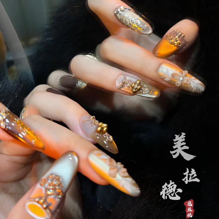 设计师款@【美拉德】寇丝妮 纯手工穿戴式美甲