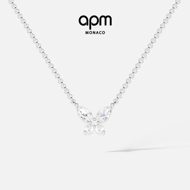 APM Monaco 蝴蝶项链个性礼物饰品明星同款氛围感配饰项链时尚
