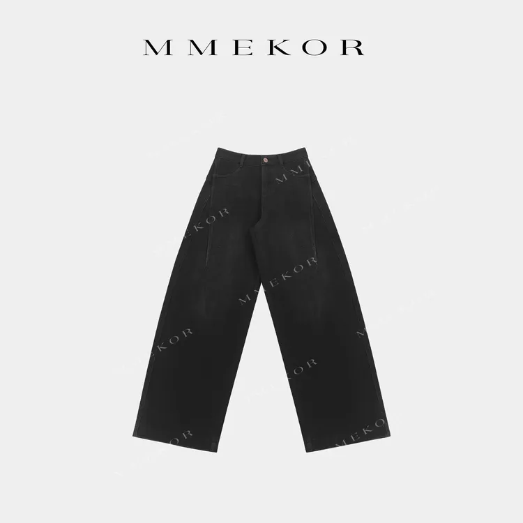 MMEKOR“康龙牛仔”牛仔裤 2025新款秋款暗黑内啡肽加绒长裤 50192