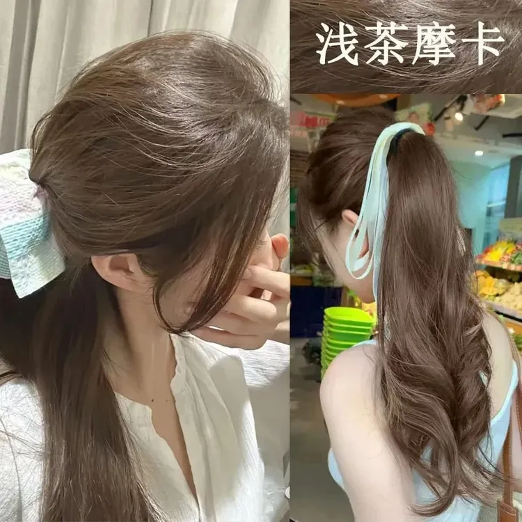 【买一送一】忆丝芸浅茶摩卡色染发膏免漂盖白发显白推荐发色染发剂