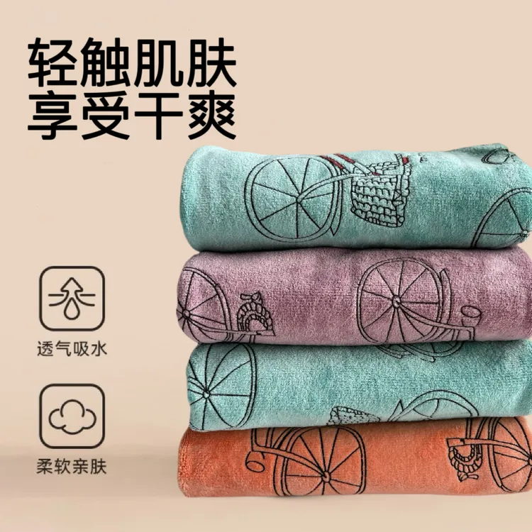 【外贸同款】高品质毛巾情侣柔软简约强吸水不掉毛家用洗脸成人速干