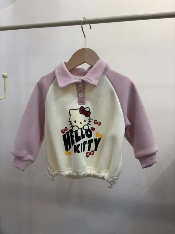 薄绒卫衣小童长袖加绒休闲儿童