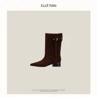 ELLE-TIAN 时尚中筒靴子EAQH009