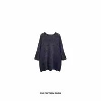  The pattern room | 织物之美花纱柔织九分袖毛衣