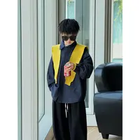 现货THE LUHAN【Numéro】秋季披肩原色牛仔衬衫亲子装男童上衣25677