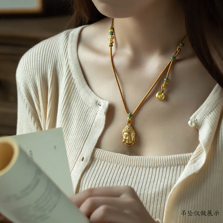 精致手工平安扣吊坠挂绳配绳编织绳diy项链挂坠绳玉坠配饰绳