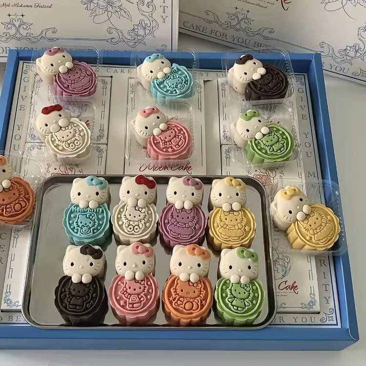  HelloKitty抱抱月饼七夕kitty月饼中秋限定礼盒多种口味
