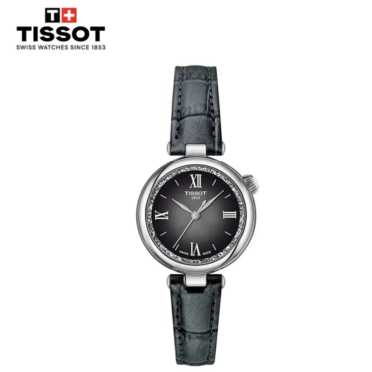 99新 Tissot/天梭 小美人系列星光款女士28表径时尚手表