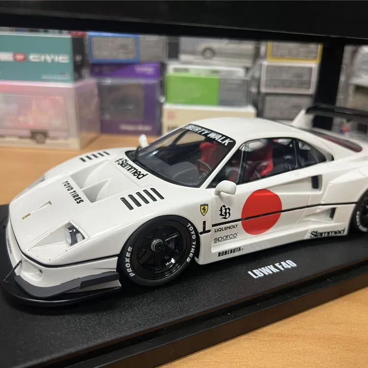 GT Spirit 1:18 法拉利 F40 LB-Works宽体 GT展会版 树脂车模型