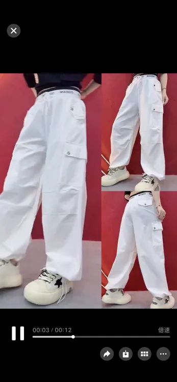 2025潮款百搭棉工装裤