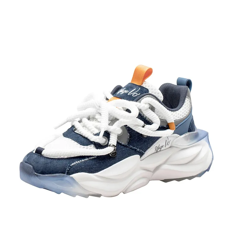 Rifugio Vo'5CM增高魔术贴低帮情侣款透气夏季运动时尚百搭老爹鞋