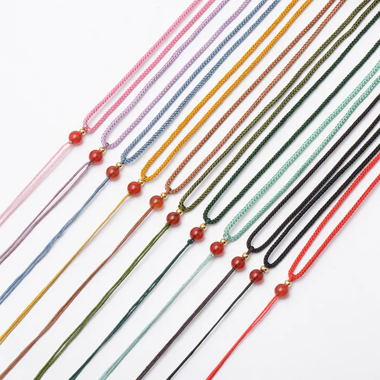 男女脖子挂坠绳吊坠挂绳珠链项链绳玉石专用绳子锁骨绳平安挂绳