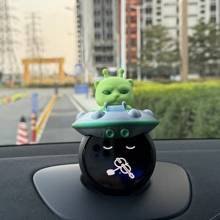 【定制DIY】蔚来nomi帽子可爱外星哈基米UFO小猫帽子车载摆件装饰品